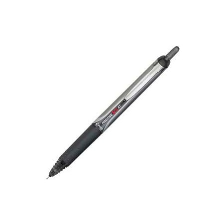 Pilot Pilot  Precise V5RT Retractable Roller Ball Pen, Black Ink, .5mm, Dozen 26062